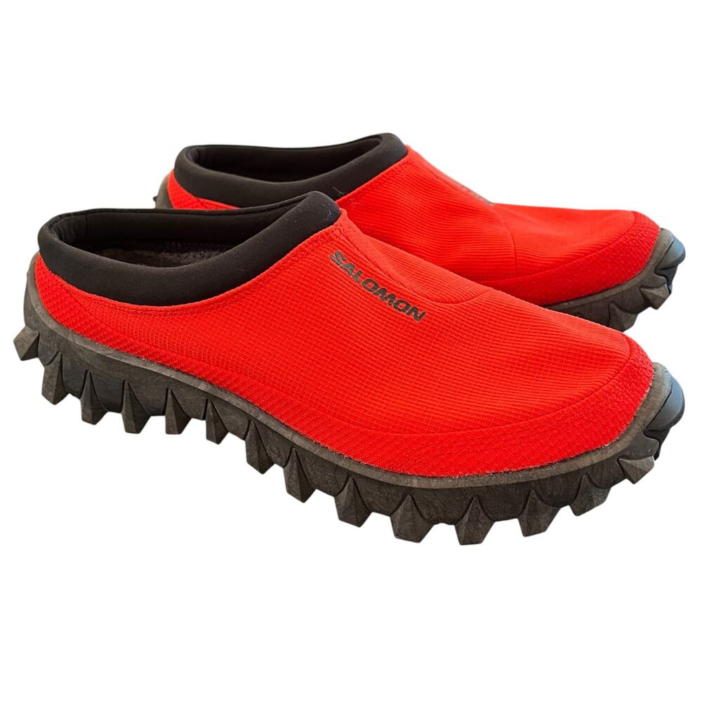 Salomon Contagrip Red Slip On Trail Shoes Sneakers Men’s 8 Women’s 9 Hiking GORP
